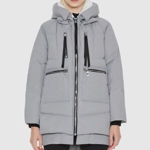 OROLAY Thickened Down Jacket Grey 2XL The Amazon Coat Puffer Parka